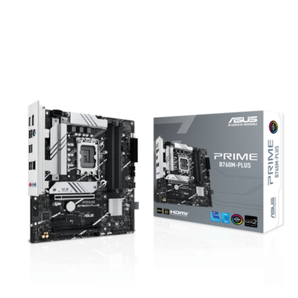 ASUS Alaplap S1700 PRIME B760M-PLUS INTEL B760, mATX