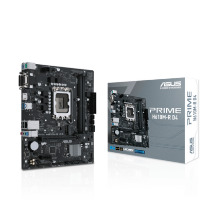 ASUS Alaplap S1700 PRIME H610M-R D4-SI INTEL H610, mATX