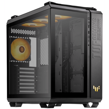 ASUS Ház TUF Gaming GT502 Plus, Tápegység nélkül, Fekete, Üvegfalú