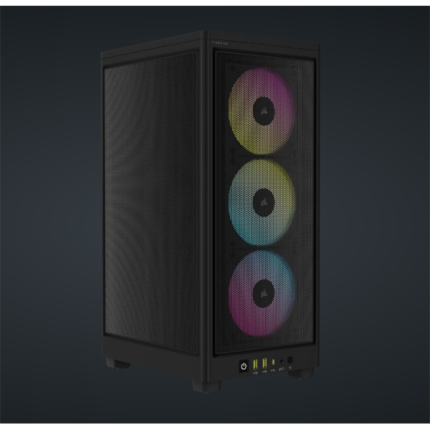 CORSAIR Ház Mini-ITX 2000D RGB AIRFLOW, SFX Tápegység nélkül, fekete