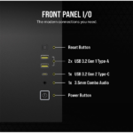 CORSAIR Ház Micro-ATX 2500X, Tápegység nélkül, Edzett Üveg, fekete - Image 6