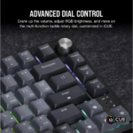 CORSAIR Vezeték Nélküli Billentyűzet Gaming, K65 PLUS 75%, Mechanikus, MLX Red switch, US, fekete - Image 5