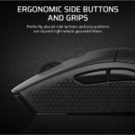 CORSAIR Vezeték Nélküli Egér Gaming, M55 Lightwight, 6 programozható gomb, Ultra-könnyű, 16000dpi, fekete - Image 6