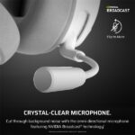 CORSAIR Vezeték Nélküli Headset, VOID v2 Wireless Gaming Headset, Dolby Atmos, fehér - Image 8