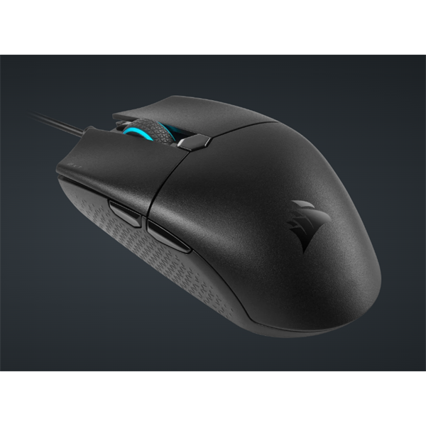 CORSAIR Vezetékes Egér Gaming, KATAR PRO Ultra-light, 6 programozható gomb, RGB Világítás, 12400dpi, fekete - Image 1