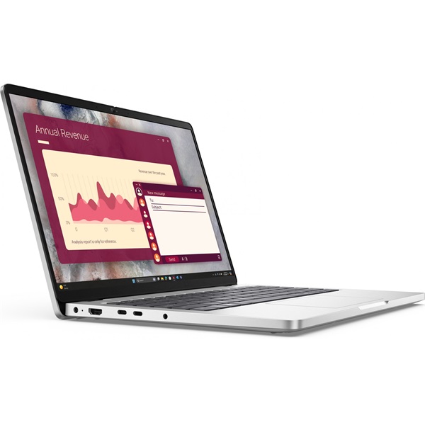 DELL Pro 14 (PC14250) 14.0" FHD+, Intel Core Ultra 5 235U (4.9GHz), 16GB, 512GB SSD, Linux, Ezüst - Image 3