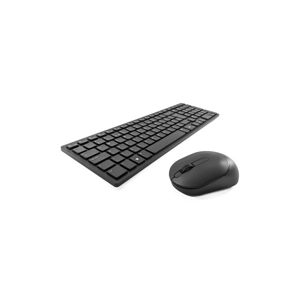 DELL Pro Compact Vezeték nélküli Billentyűzet + egér silent KM555 - UK (QWERTZ) - Fekete - Image 1