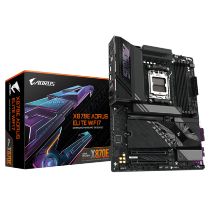 GIGABYTE Alaplap AM5 X870E AORUS ELITE WIFI7 AMD X870, ATX