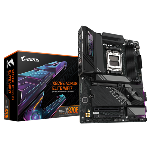 GIGABYTE_Alaplap_AM5_X870E_AORUS_ELITE_WIFI7_AMD_X870_ATX-i1519027 GIGABYTE Alaplap AM5 X870E AORUS ELITE WIFI7 AMD X870, ATX - Image 1