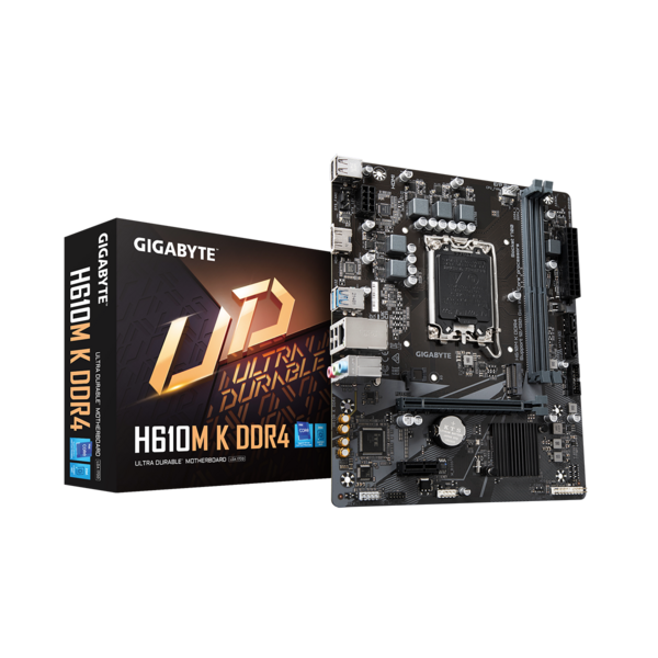 GIGABYTE_Alaplap_S1700_H610M_K_DDR4_INTEL_H610_mATX-i1236066 GIGABYTE Alaplap S1700 H610M K DDR4 INTEL H610, mATX - Image 1