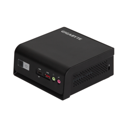 GIGABYTE PC BRIX, Intel N-series N250 3.8GHz, HDMI, 2xDisplayport, LAN, WIFI, BT, 2.5" HDD hely, 3xUSB