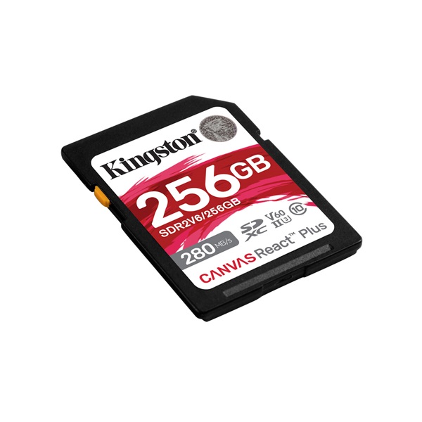 KINGSTON_Memoriakartya_SDXC_256GB_Canvas_React_Plus_UHS-II_280R150W_U3_V60-i1441353 KINGSTON Memóriakártya SDXC 256GB Canvas React Plus UHS-II 280R/150W U3 V60 - Image 1