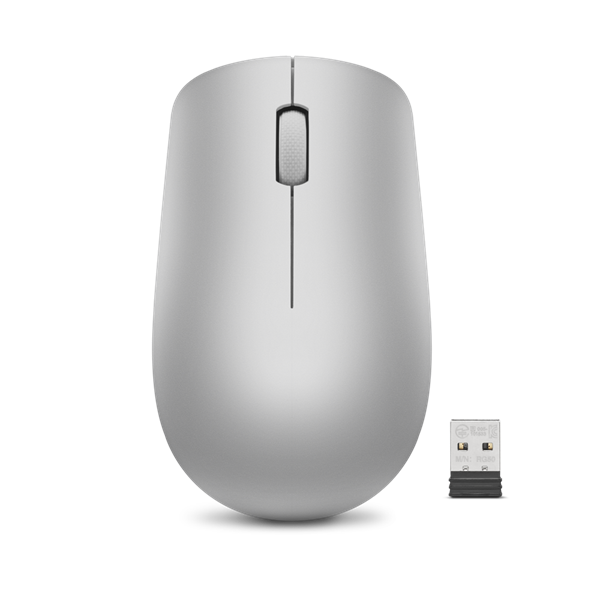 LENOVO_530_Wireless_Mouse_Platinum_Grey-i1270395 LENOVO 530 Wireless Mouse (Platinum Grey) - Image 1