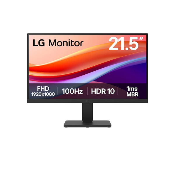LG monitor 21,5" 22U401A-B, 1920x1080, 16:9, 250cd/m2, 5ms, VGA/HDMI, 100Hz - Image 1