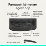 LOGITECH Billentyűzet + egér - MK880 Signature Comfort Plus Vezeték Nélküli Combo, HUN - Image 2