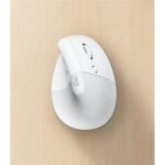 LOGITECH Egér - LIFT Vertical Ergonomic Bluetooth Optikai, Piszkosfehér - Image 2