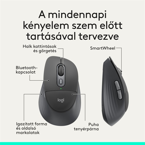 LOGITECH_Eger_-_M850_Signature_Vezetek_Nelkuli_Optikai_Large_Grafitszurke-i1976587 LOGITECH Egér - M850 Signature Vezeték Nélküli Optikai (Large), Grafitszürke - Image 1