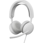 LOGITECH Fejhallgató 2.0 - Zone Wired 2 Mikrofonos, Piszkosfehér