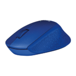 LOGITECH Egér - M330 Silent Plus Vezeték Nélküli Optikai, Kék - Image 3