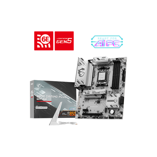 MSI_Alaplap_AM5_B850_GAMING_PLUS_WIFI6E_AMD_B850_ATX-i1678266 MSI Alaplap AM5 B850 GAMING PLUS WIFI6E AMD B850, ATX - Image 1