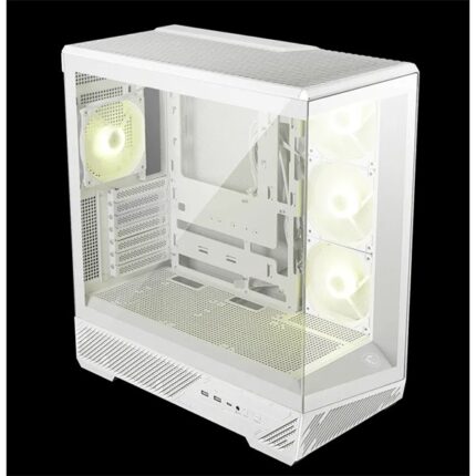 MSI Ház ATX PANO 130R PZ, 4xARGB ventilátor, Tápegység nélkül, üvegfalú, fekete