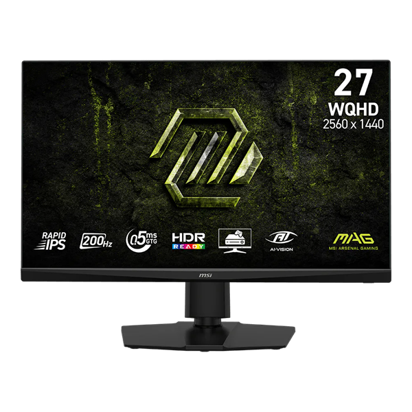 MSI Monitor GAMING MAG 272QPF E20 Rapid IPS LED 27" WQHD 2560x1440, 16:9, 1200:1 CR, 300cd/m2, 1ms, 200Hz, DP, 2xHDMI - Image 1