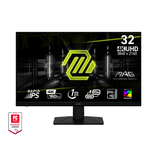 MSI_Monitor_GAMING_MAG_322URDF_E16_32_UHD_3840x2160_320160Hz_IPS_440cdm2_1_ms_HDMI_DP_USB-C_Black-i1555867 MSI Monitor GAMING MAG 322URDF E16 32" UHD, 3840x2160, 320/160Hz IPS, 440cd/m2, 1 ms, HDMI, DP, USB, Black - Image 1