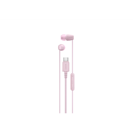 SONY IEREX15CP.CE7 USB-C Vezetékes mikrofonos Fülhallgató, Rózsaszín