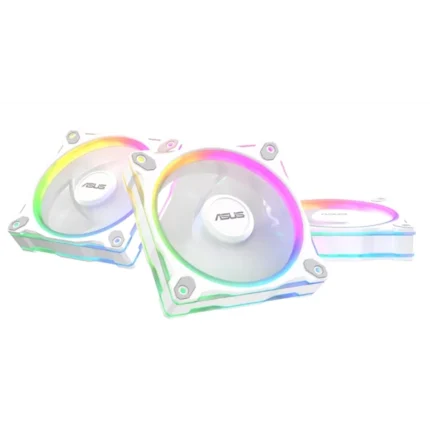 ASUS Rendszerhűtő Ventilátor Prime MR120 ARGB Reverse, 12cm (3db), fehér