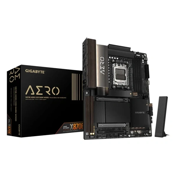 GIGABYTE_Alaplap_AM5_X870E_AERO_X3D_DARK_WOOD_AMD_X870_ATX-i2038312 GIGABYTE Alaplap AM5 X870E AERO X3D DARK WOOD AMD X870, ATX - Image 1
