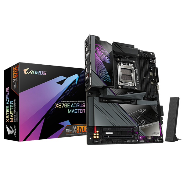GIGABYTE_Alaplap_AM5_X870E_AORUS_MASTER_AMD_X870_ATX-i1543566 GIGABYTE Alaplap AM5 X870E AORUS MASTER AMD X870, ATX - Image 1