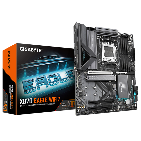 GIGABYTE_Alaplap_AM5_X870_EAGLE_WIFI7_AMD_X870_ATX-i1519048 GIGABYTE Alaplap AM5 X870 EAGLE WIFI7 AMD X870, ATX - Image 1