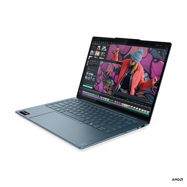 LENOVO Yoga Slim 7 14AKP10, 14,0" WUXGA, AMD Ryzen AI 7 345, 16GB, 512GB, NoOS, NoAdp, Tidal Teal - Image 2