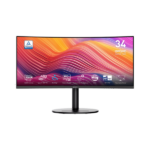 MSI Monitor Business Modern MD342CQP Ívelt 34" QHD, 3440x1440, 100Hz VA 21:9, 3000:1 CR, 300cd/m2, 4 ms, HDMI, DP, Black